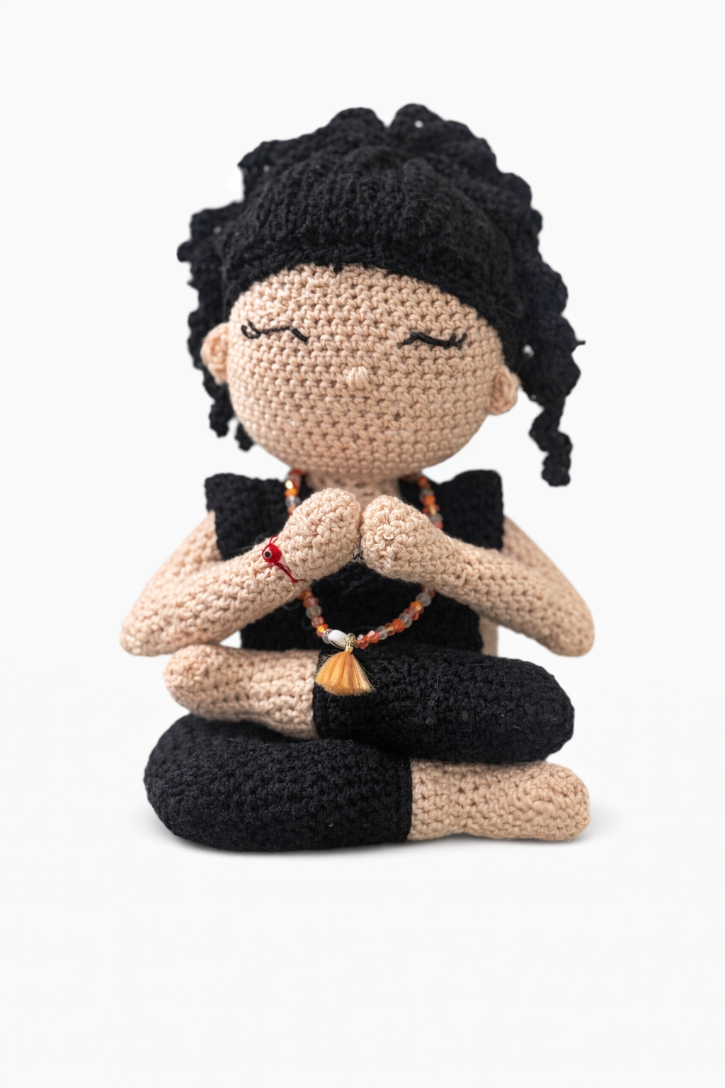 Yoguini artesanal de crochet