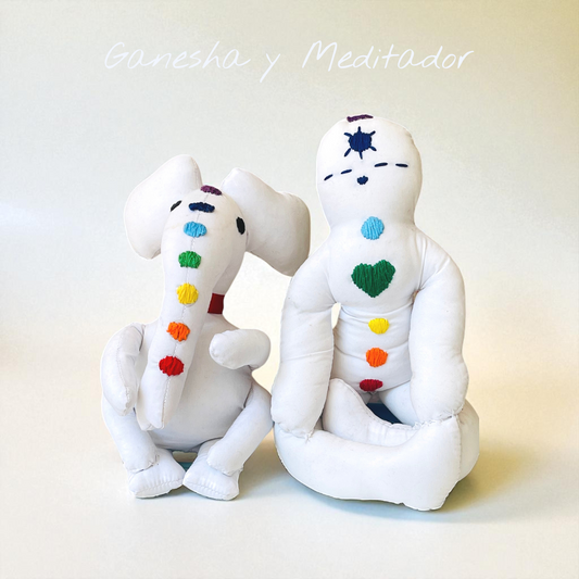 Chakras Meditador y Ganesha